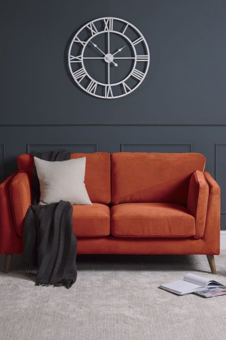 Harris 2 Seater Sofa - Burnt Orange